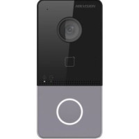 Hikvision DS-KV6103-PE1 (C) 2Мп IP вызывная панель на одного абонента с ИК-подсветкой PoE. 2 Мп HD-камера. Подавление шумов и эффекта эхо. Работает при низком освещении. Функции контроля доступа