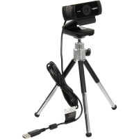 960-001088 Logitech WebCam C922 Pro Stream {USB 2.0, 1920*1080, 2Mpix foto, Mic, Black}