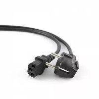 Wize CAC10-EU-C13-1.8M Кабель сетевой, 1.8 м, Евровилка 3 pin - C13, 10 А, черный, пакет