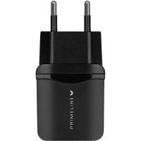 Зарядное устройство сетевое Prime Line QC3.0 черное (2320)