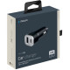 Зарядное устройство автомобильное Deppa USB A + USB Type-C, ток 4.8A, черное (11288)
