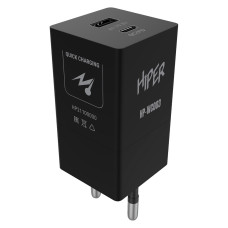 HIPER СЗУ 20 Вт, QC/PD, TYPE-C + USB A, черный (HP-WC003)