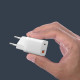 Сетевое зарядное устройство Power Delivery Deppa QC 3.0 20W USB A + Type-C белое (11410)
