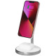 Беспроводная зарядная панель Lyambda LWI10 2 в 1 Для IPhone, Apple Watch, белый