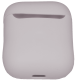 Чехол Brosco для Apple AirPods 2 силиконовый, розовый песок