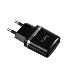HOCO HC-63094 C12/ Сетевое ЗУ/ 2 USB/ Выход: 12W/ Black
