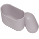 Чехол Brosco для Apple AirPods 2 силиконовый, розовый песок