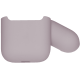 Чехол Brosco для Apple AirPods 2 силиконовый, розовый песок