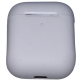 Чехол Brosco для Apple AirPods 2 силиконовый, серый