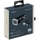 Зарядное устройство автомобильное Deppa Ultra MFI Apple Lightning, ток 2.4А, 2xUSB, черное (11285)