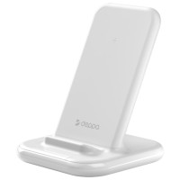 Беспроводная зарядная панель Deppa 24020 QI Fast Charge 15W, белая