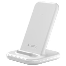 Беспроводная зарядная панель Deppa 24020 QI Fast Charge 15W, белая