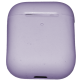 Чехол Brosco для Apple AirPods 2 силиконовый, лиловый
