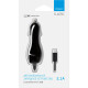 Автомобильное зарядное устройство Deppa 2.1A microUSB черный (22124)
