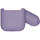 Чехол Brosco для Apple AirPods 2 силиконовый, лиловый