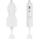 Зарядное устройство автомобильное Prime Line 2.1A для Apple белый (2207)