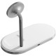 Беспроводная зарядная панель Lyambda LWI11 3 в 1 Для IPhone, Apple Watch, Airpods, белый