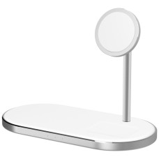 Беспроводная зарядная панель Lyambda LWI11 3 в 1 Для IPhone, Apple Watch, Airpods, белый