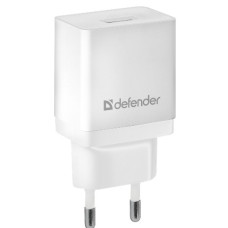 Defender Сетевой адаптер 1xUSB, 5V/2.1А, белый , пакет (EPA-10) (83549)