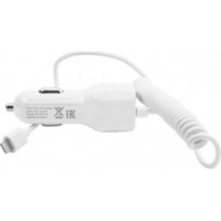 Harper Автомобильное зарядное устройство CCH-3115 white (1 USB-порт, 2.1А, кабель lightning;)