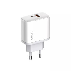 LDNIO A2526C/ [LD_C3465]Сетевое ЗУ + Кабель PD-L/ PD+PPS+SCP+QC 4+/ 2 USB/ Выход: 3.3-20V, max 45W/ White