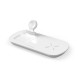Беспроводная зарядная панель Deppa 24010 3 в 1 Для IPhone, Apple Watch, Airpods, белый