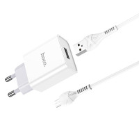 HOCO HC-27954 C81A/ Сетевое ЗУ + Кабель Micro 1m/ 1 USB/ Выход: 10.5W/ White