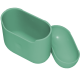 Чехол Brosco для Apple AirPods 2 силиконовый, мятный
