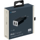 Зарядное устройство сетевое Deppa 2.4A, 2xUSB, Черный (11380)