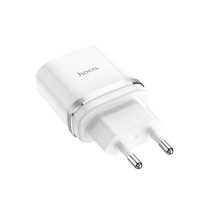 HOCO HC-16262 C12Q/ Сетевое ЗУ/ QC 3.0/ 1 USB/ Выход: 5V_9V_12V, 18W/ White