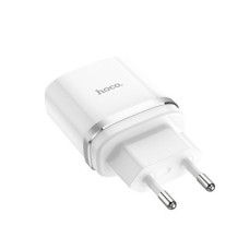 HOCO HC-16262 C12Q/ Сетевое ЗУ/ QC 3.0/ 1 USB/ Выход: 5V_9V_12V, 18W/ White