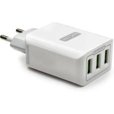 Зарядное устройство сетевое LuxCase QY-13G 3,2A 3xUSB серый