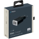 Зарядное устройство сетевое Deppa 3.4A, 2xUSB, Черный (11385)