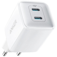 Сетевое зарядное устройство Anker PowerPort III Nano Pro A2038 40W 2xUSB Type-C белый (A2038G21)