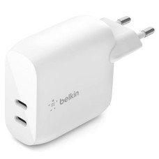 Сетевое зарядное устройство Belkin WCB006vfWH 20W 2xType-C белый