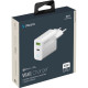 Сетевое зарядное устройство Power Delivery Deppa QC 3.0 65W USB A + Type-C белое (11397)