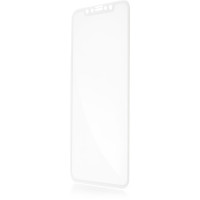 Защитное стекло Brosco для Apple iPhone 11 ProXXS 3D, изогнутое по форме дисплея, белая рамка