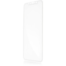 Защитное стекло Brosco для Apple iPhone 11 ProXXS 3D, изогнутое по форме дисплея, белая рамка