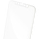 Защитное стекло Brosco для Apple iPhone 11 ProXXS 3D, изогнутое по форме дисплея, белая рамка