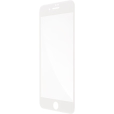 Защитное стекло Brosco для Apple iPhone 7 Plus8 Plus 3D, изогнутое по форме дисплея, белая рамка