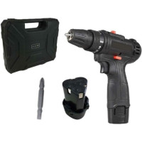 Дрель аккумуляторная Zitrek Crusher 12-Li { 12В, Li-ion аккумулятор 2шт, ЗУ, кейс }[063-4078]