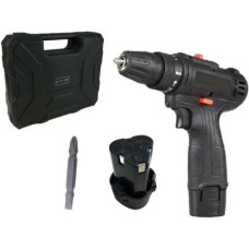 Дрель аккумуляторная Zitrek Crusher 12-Li { 12В, Li-ion аккумулятор 2шт, ЗУ, кейс }[063-4078]
