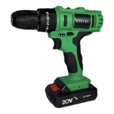 Дрель аккумуляторная ударная Zitrek Crusher 21-Li { 20В, Li-ion аккум. 2шт, ЗУ, кейс, бита } [063-4055]