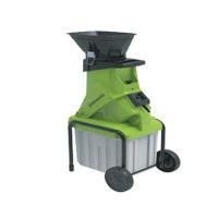 Greenworks Измельчитель садовый проводной GACSB 2500В {Обработка веток диаметром до 40 мм, Пластиковый ящик 40 л, 230V} [2206707]