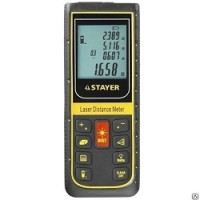STAYER Дальномер "PROFESSIONAL" PRO-Control лазерный, дальность 100м, точность 2мм [34959]