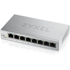 ZYXEL GS1200-8-EU0101F Smart коммутатор Zyxel GS1200-8, 8xGE, настольный, бесшумный, с поддержкой VLAN, IGMP, QoS и Link Aggregation